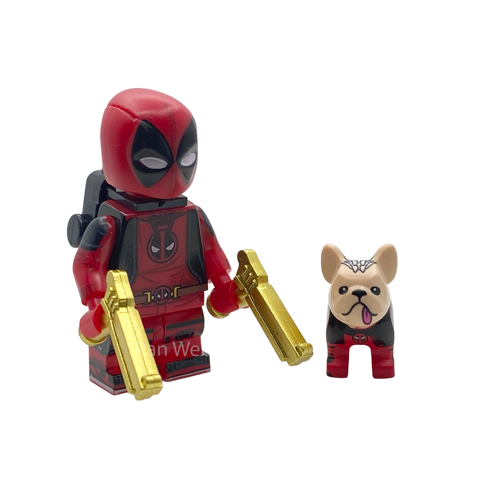 Kidpool & Dog Custom Brick Figures