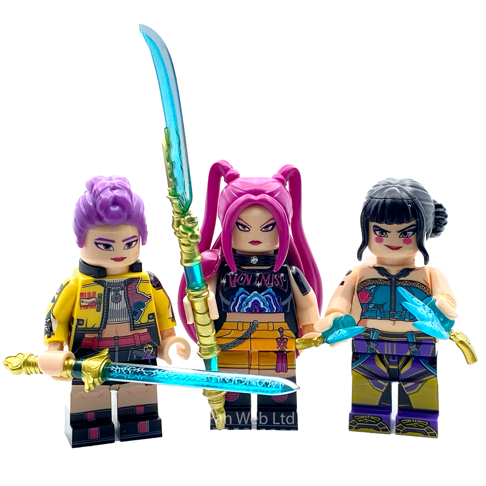 Kpop Demon Hunters Brick Figures Set of 3