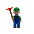 Mario Bros. Luigi Custom brick Figure
