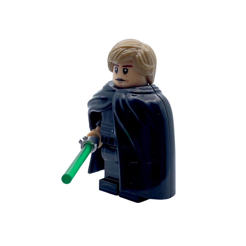 Luke Skywalker Star Wars Inspired Custom Brick Figure