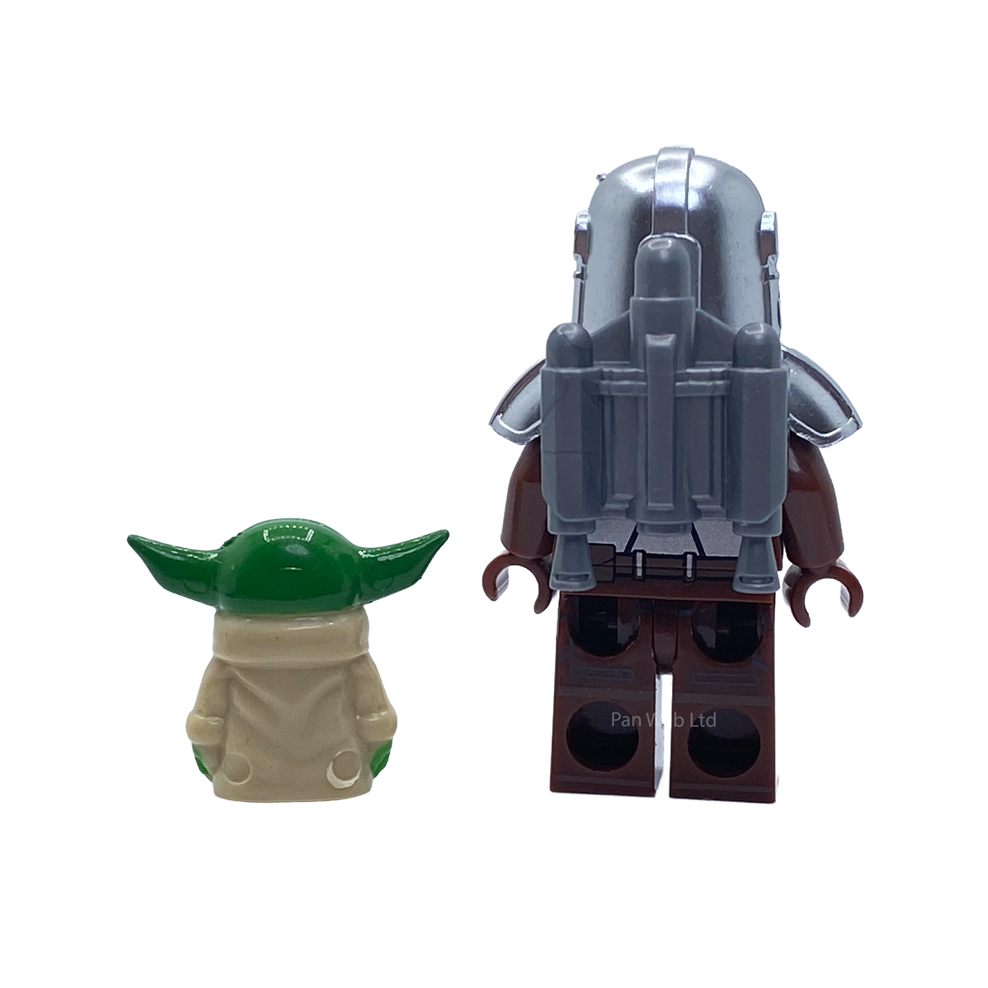 Mandalorian & Grogu Custom Brick Figures