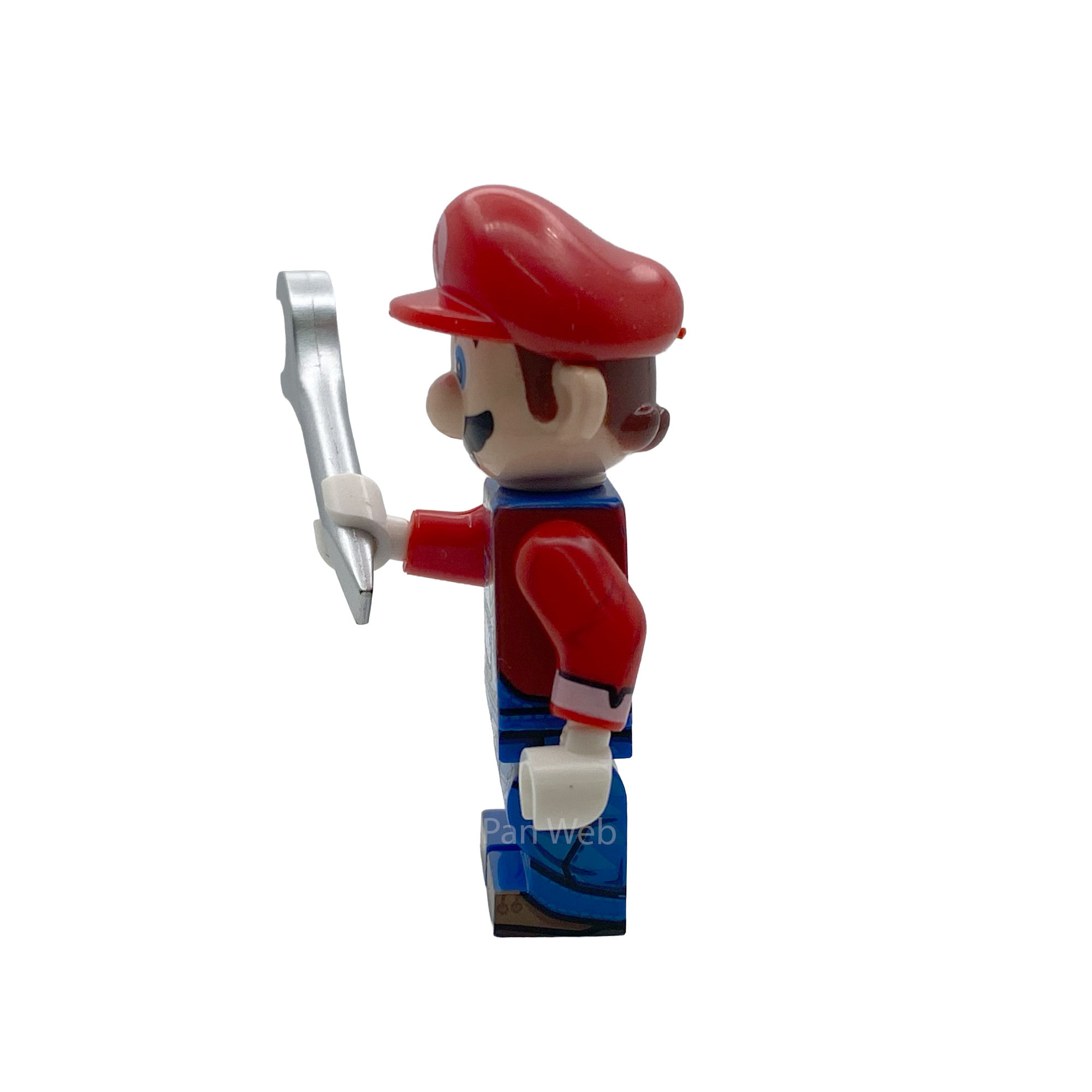 Mario Bros Mario Custom Brick Figure