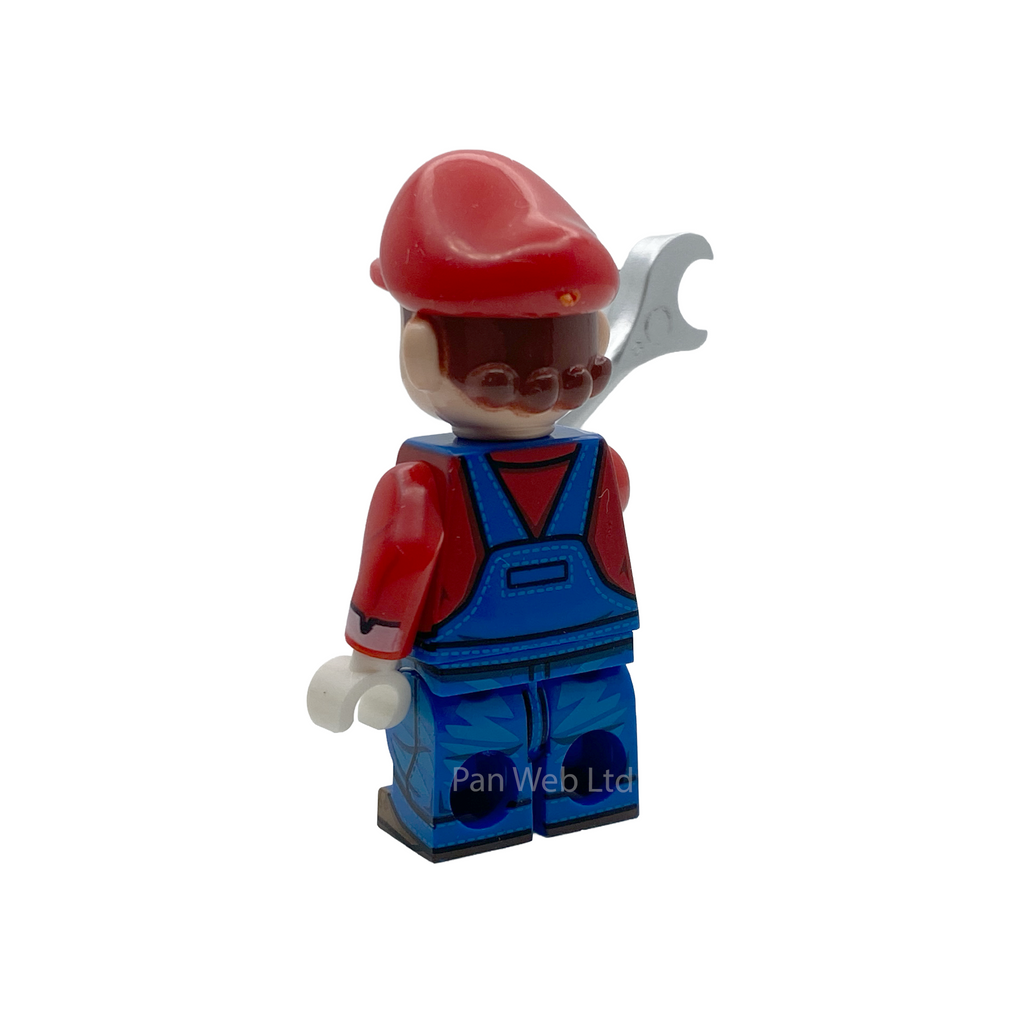 Mario Bros Mario Custom Brick Figure