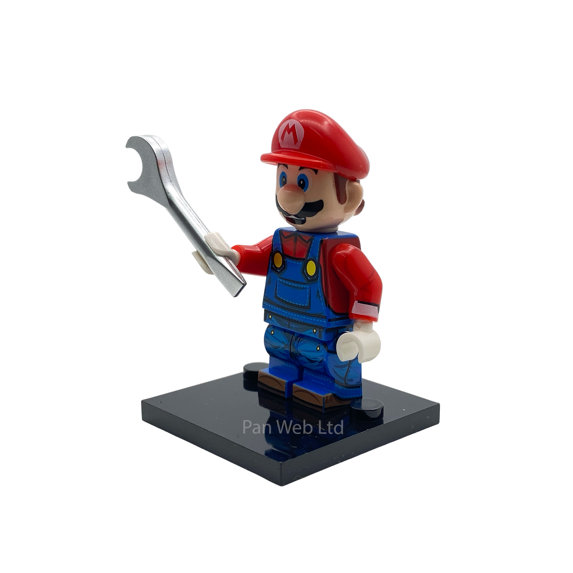 Mario Bros Mario Custom Brick Figure