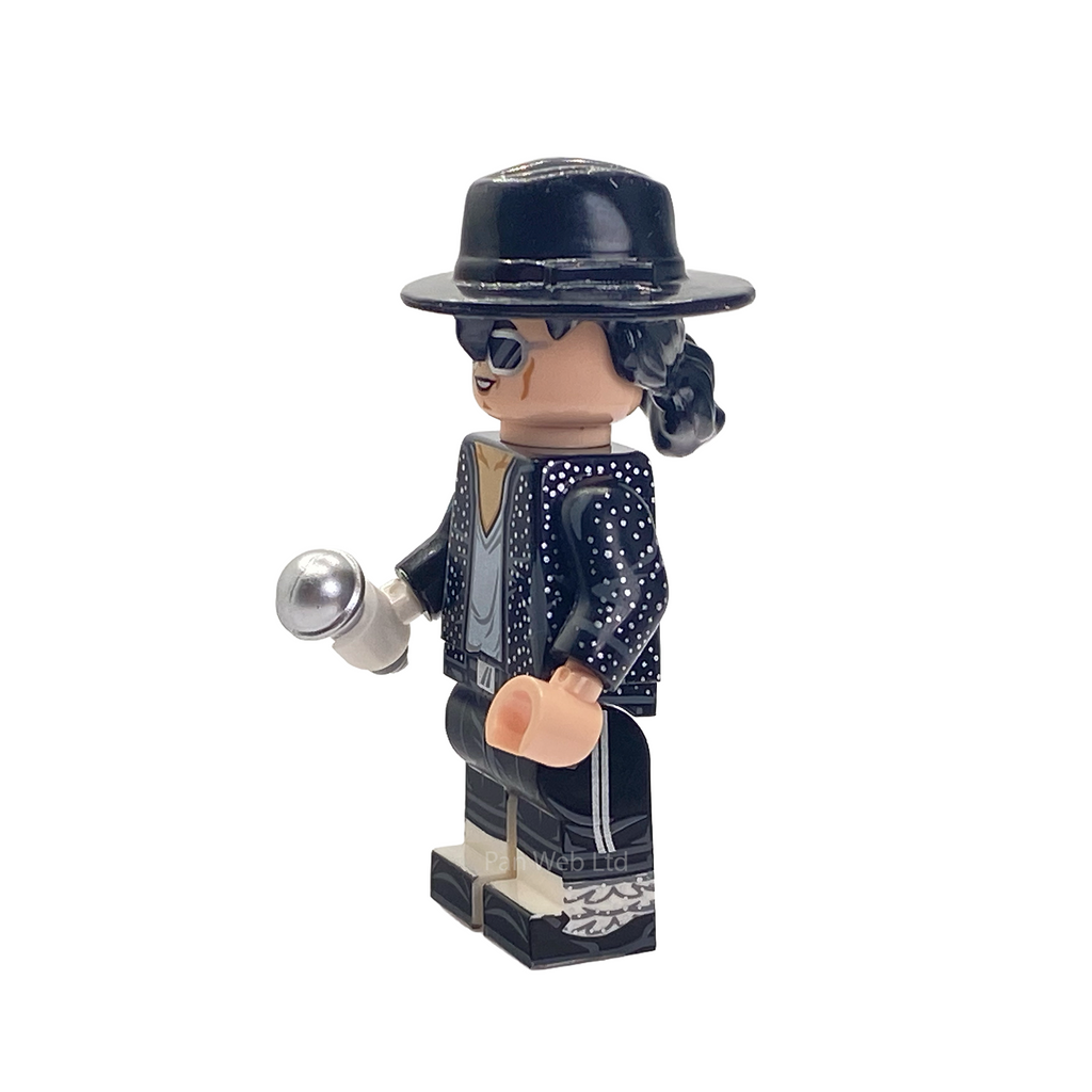 Michael King of Pop Billie Jean Moonwalk Custom brick Figure