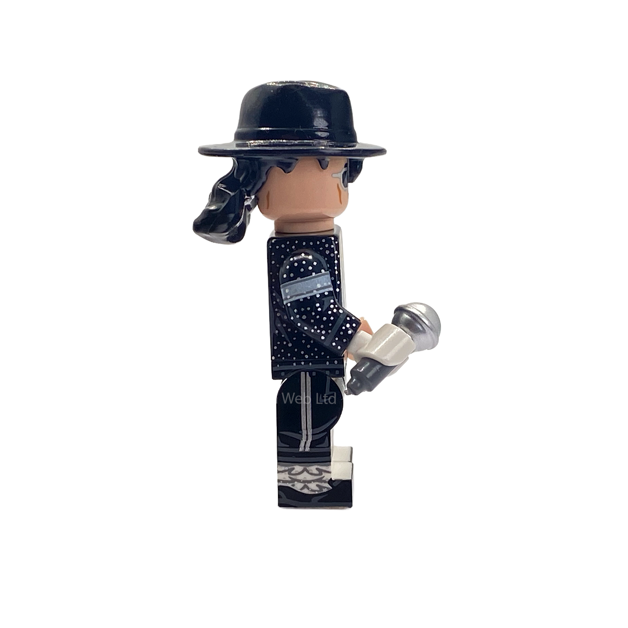 Michael King of Pop Billie Jean Moonwalk Custom brick Figure