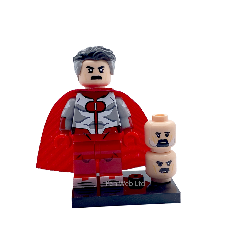 Omni-Man Nolan Grayson Custom Brick Figure