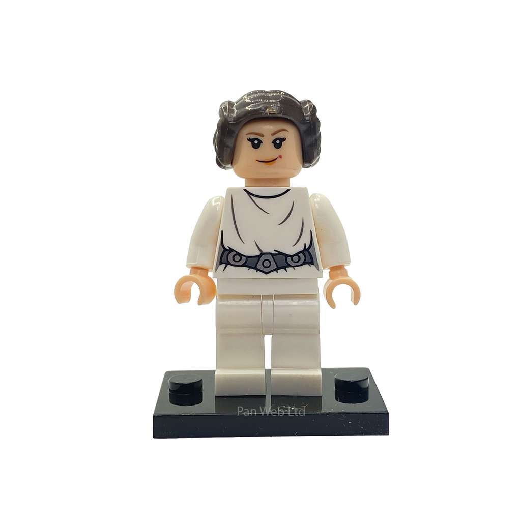 Princess Leia Custom Brick Figure