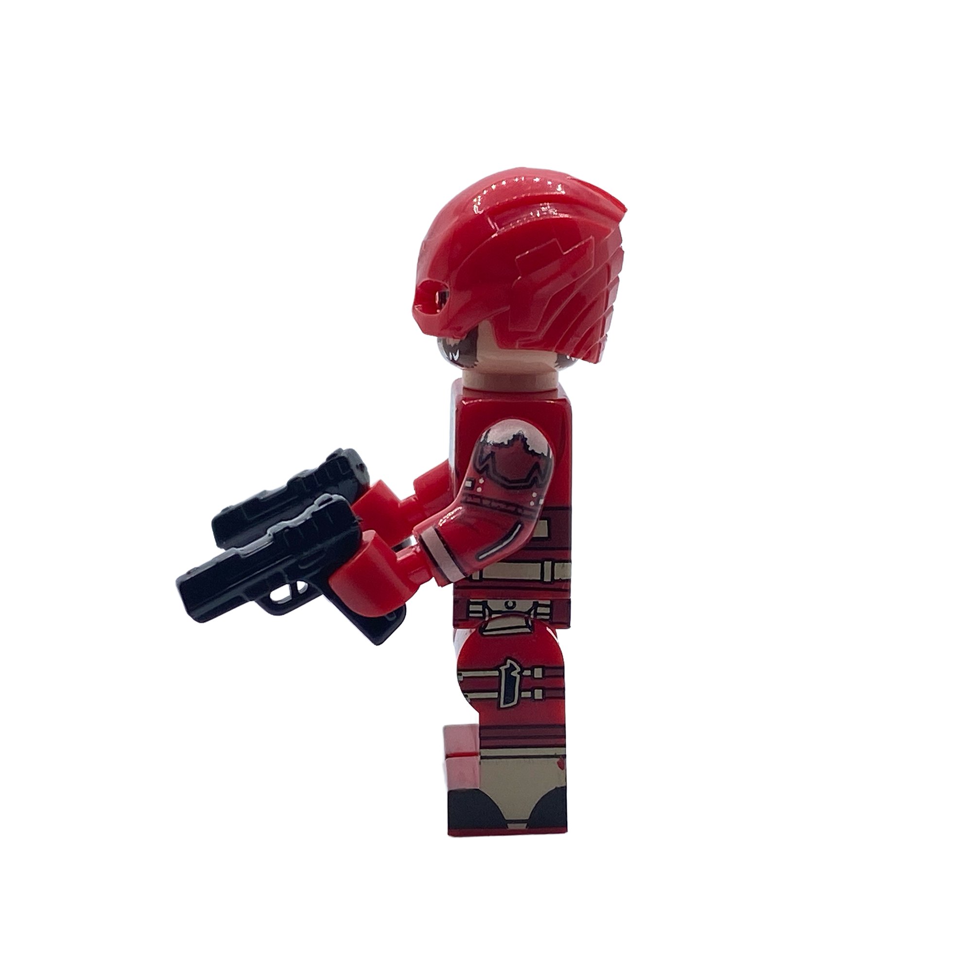 The Red Guardian Custom Brick Figure