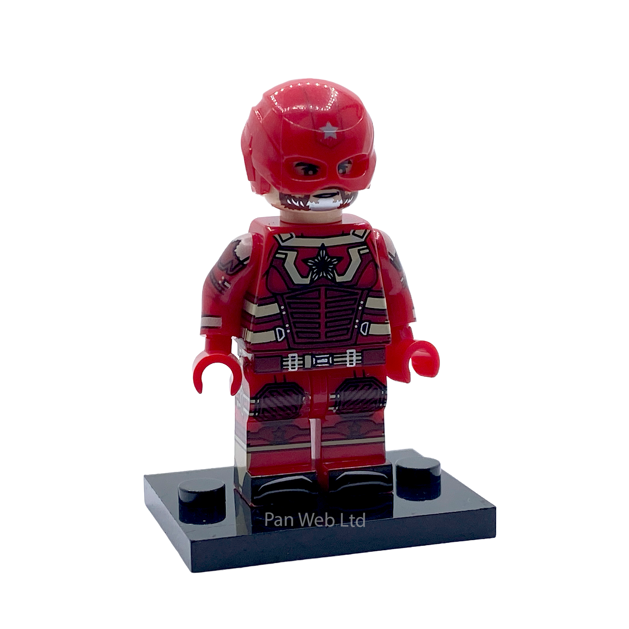 The Red Guardian Custom Brick Figure