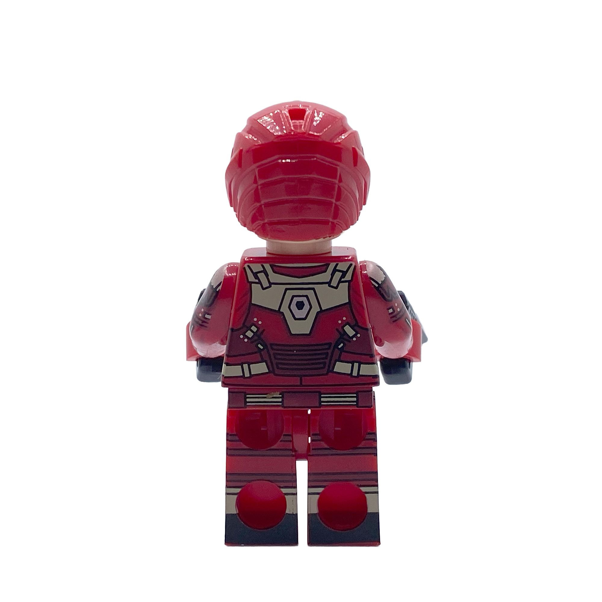 The Red Guardian Custom Brick Figure