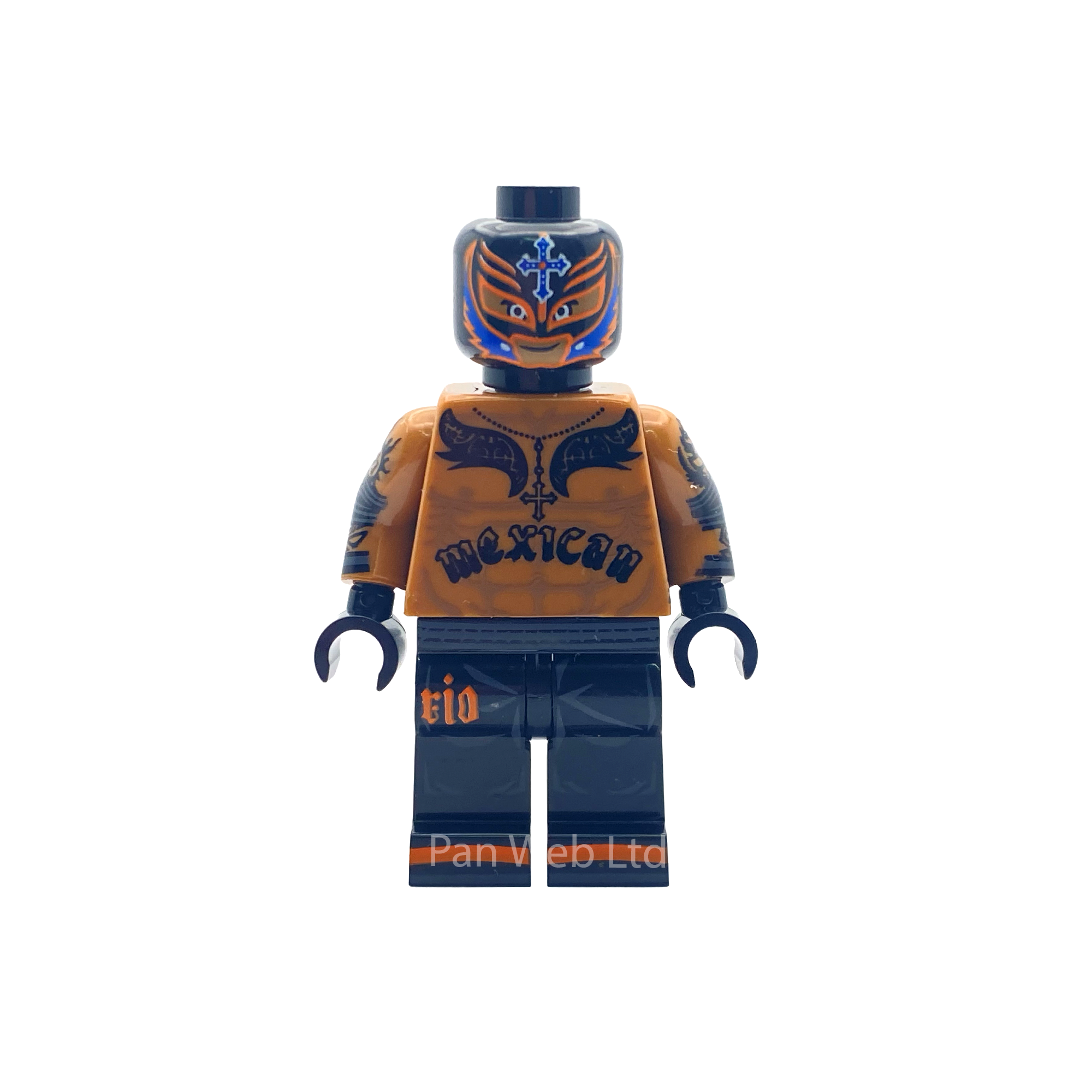 Rey Mysterio WWE Superstar Custom Brick Figure
