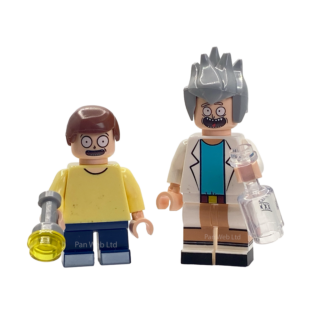 Rick & Morty Custom Brick Figures