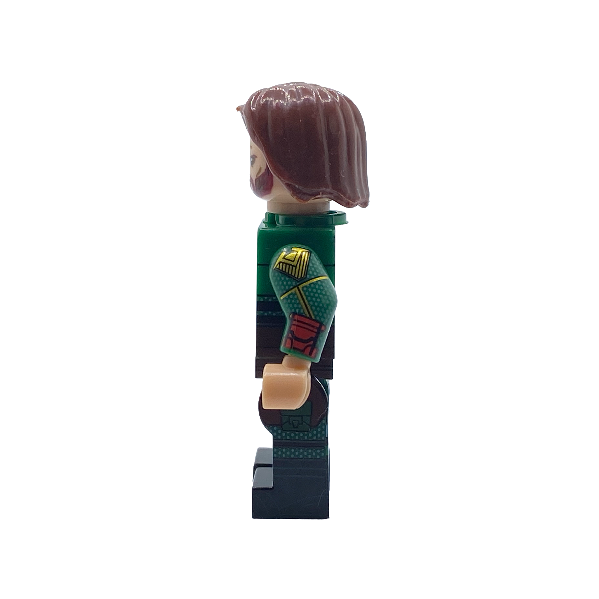 Side view of Soldier Boy custom brick figure