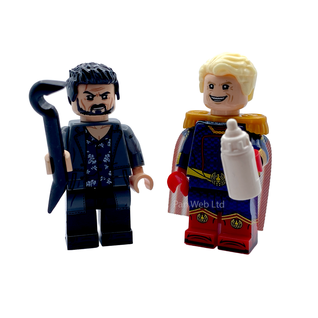 The Boys, Billy Butcher & Homelander Inspired Custom Brick Figures
