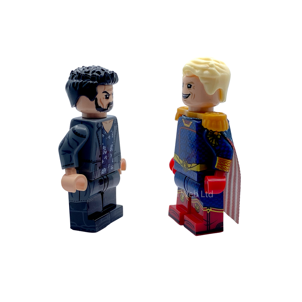 The Boys, Billy Butcher & Homelander Inspired Custom Brick Figures
