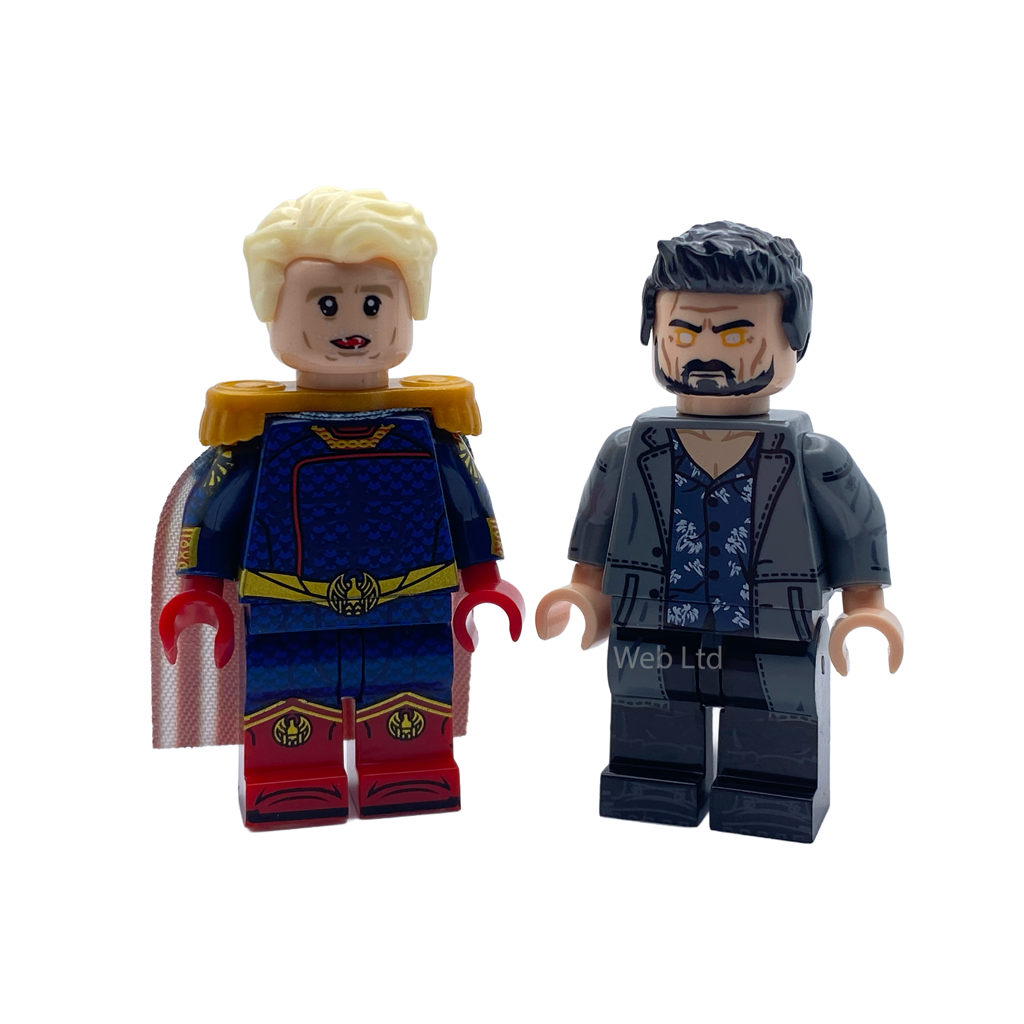 The Boys, Billy Butcher & Homelander Inspired Custom Brick Figures