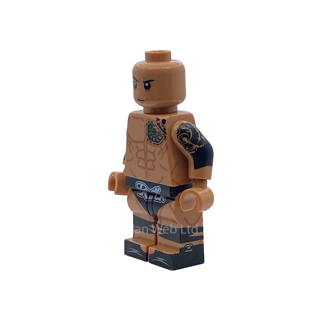 WWE The Rock Custom Brick Figure