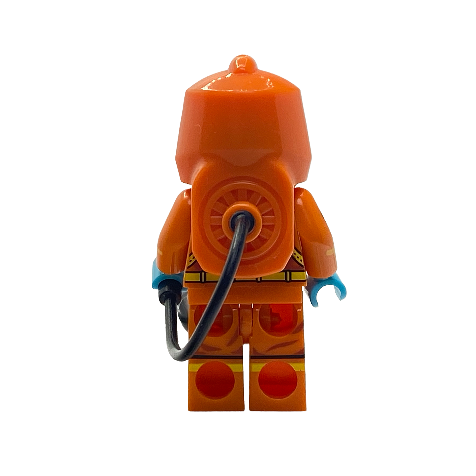 Walter White Orange Hazmat Suit Custom Brick Figure