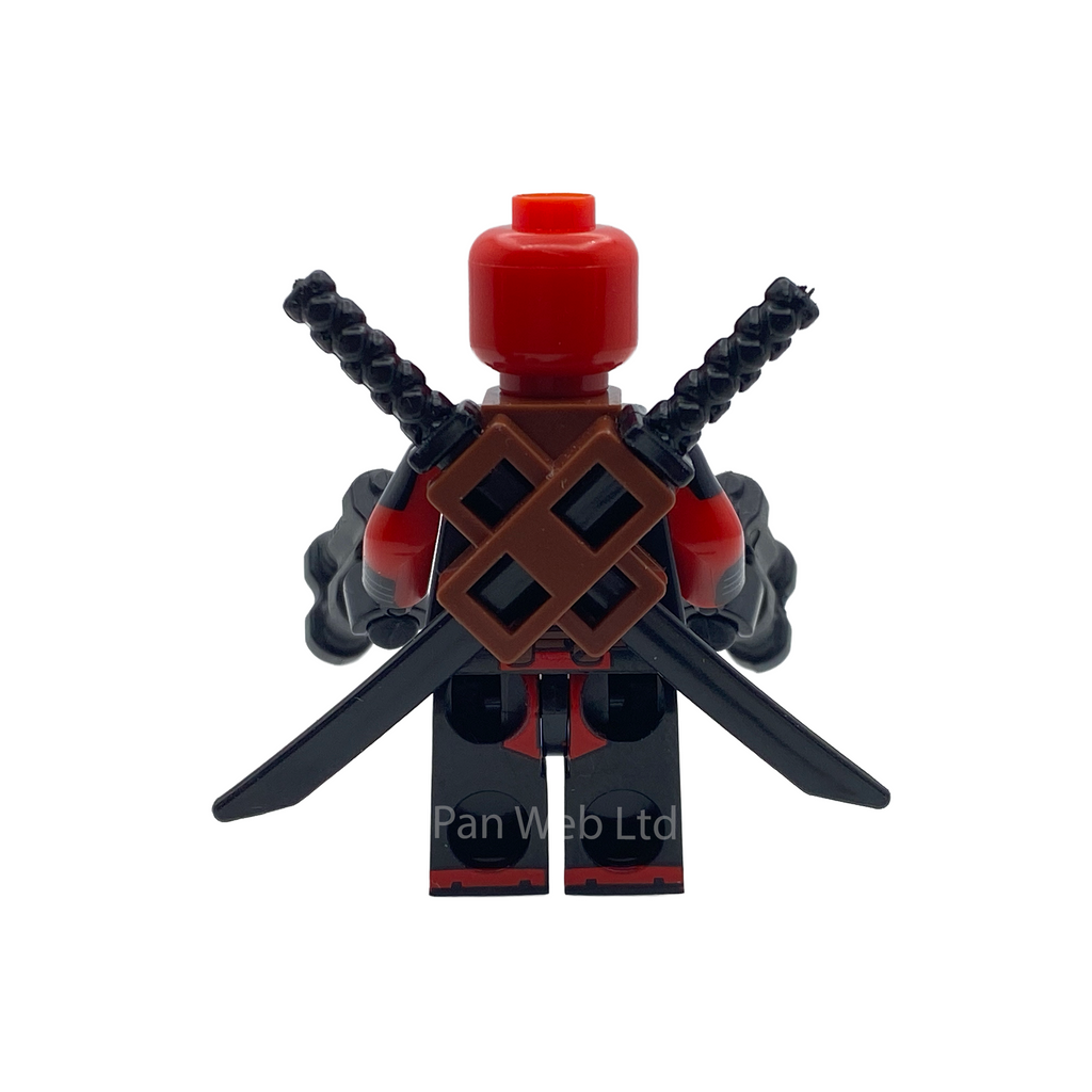 Classic Deadpool Custom Brick Figure