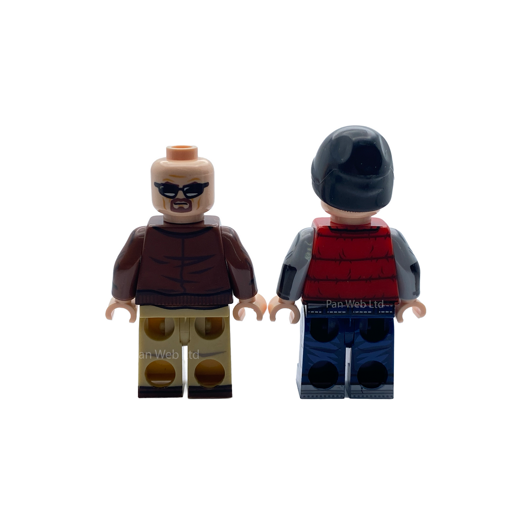 Jessie & Walter Breaking Bad Inspired Custom Brick Figures